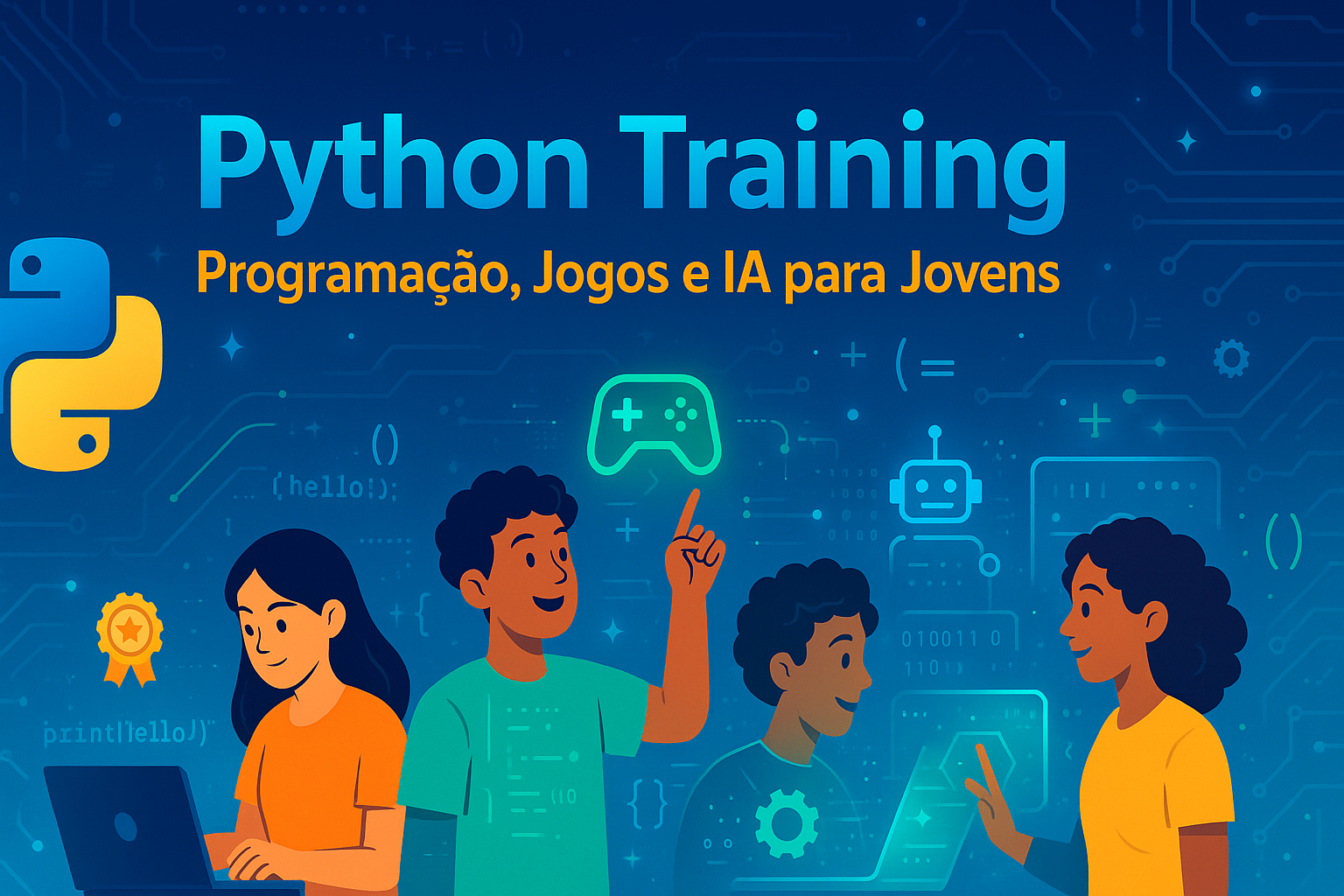 Python Training - Programação, Jogos e IA para Jovens
